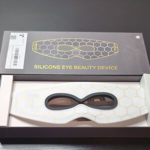 Red Light Mask Silicone Eye Beauty Device - White